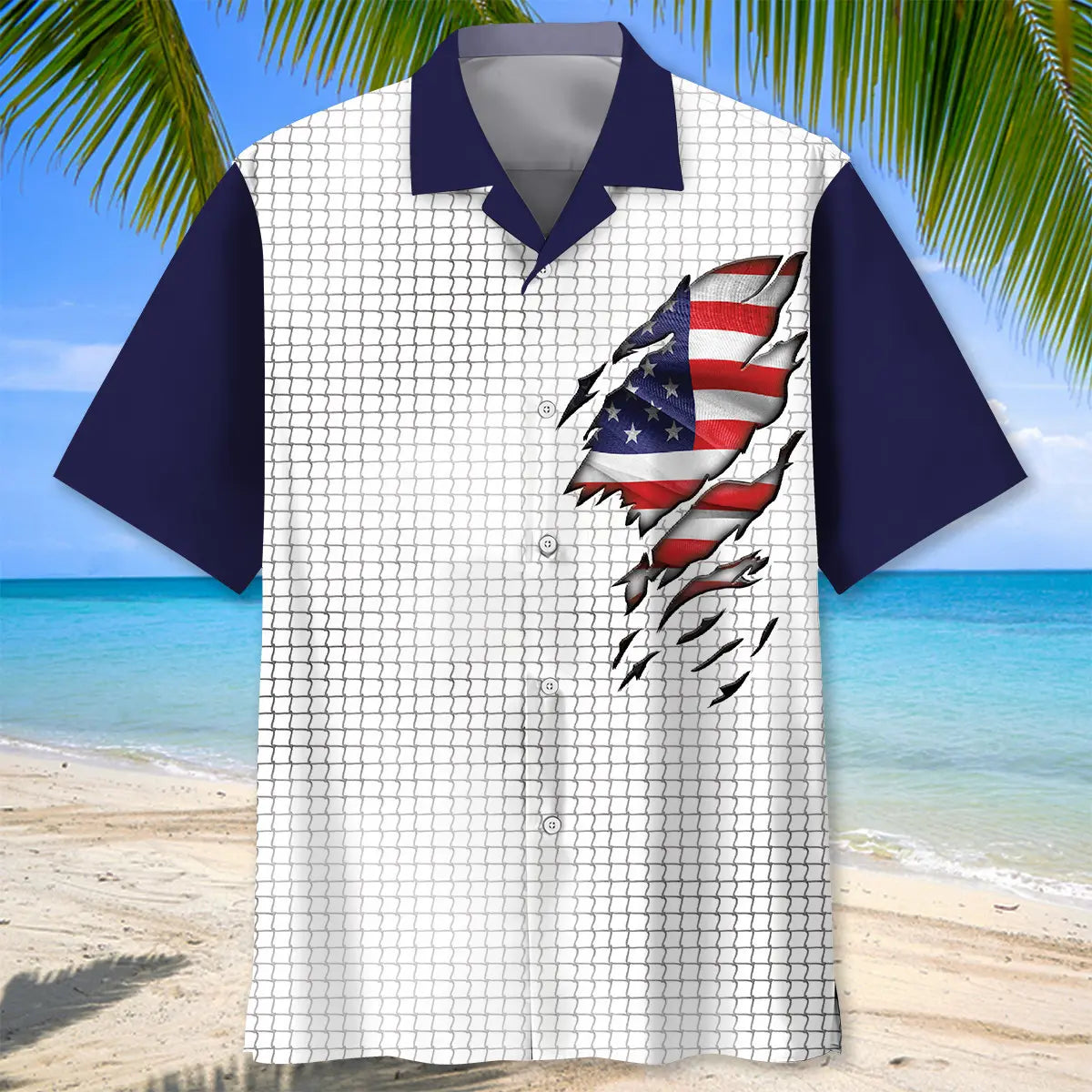 American Tennis Hawaiian Shirt For Holiday Gatherings, Coastal Trips, And Proud Seasonal Style