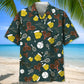 Tennis Beer Hawaiian Shirt For Island Vacations, Resort Wear, And Relaxed Seasonal Style