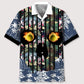 Floral Tennis Skull Hawaiian Shirt For Island Vacations, Resort Wear, And Relaxed Seasonal Style