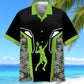 Tennis Green Hawaiian Shirt For Coastal Travel, Casual Events, And Comfortable Summer Wear