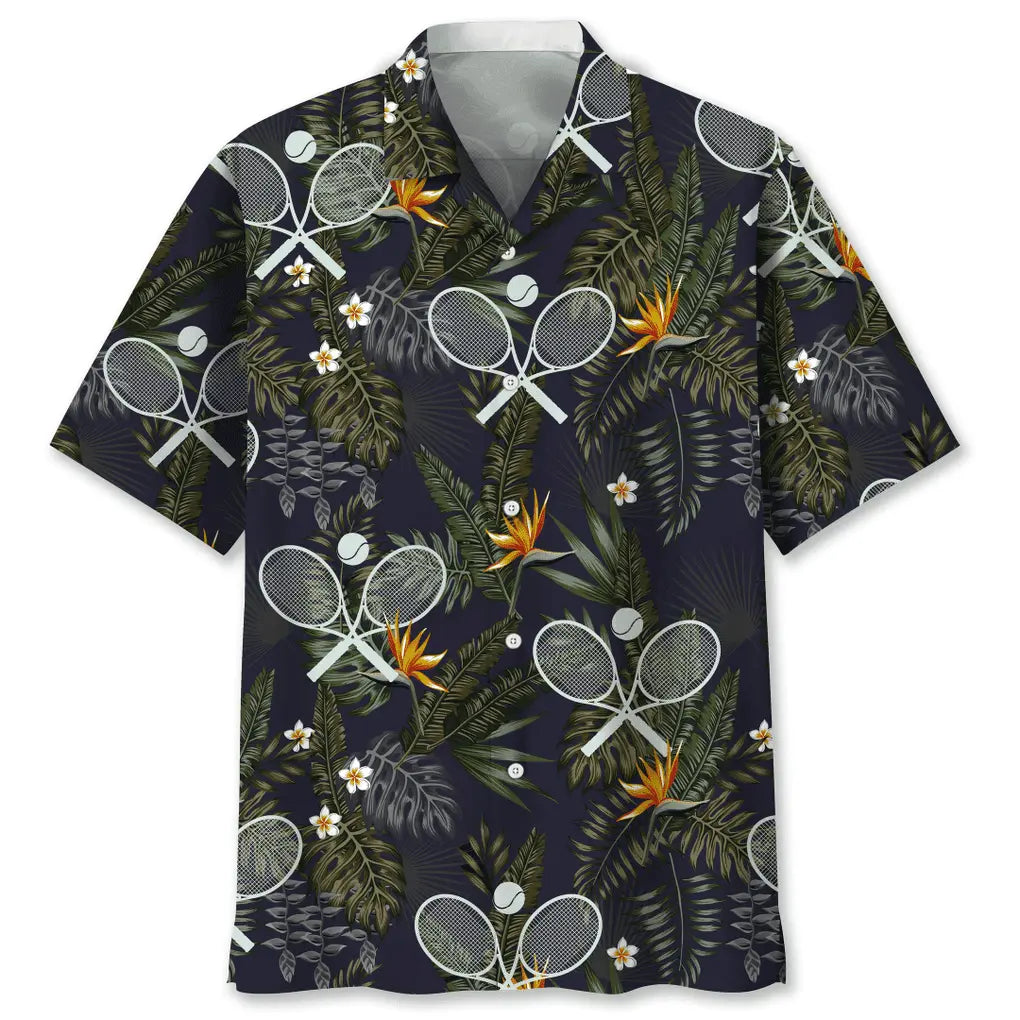 Tennis Nature Hawaiian Shirt For Beach Days, Summer Outings, And Thoughtful Gift Giving