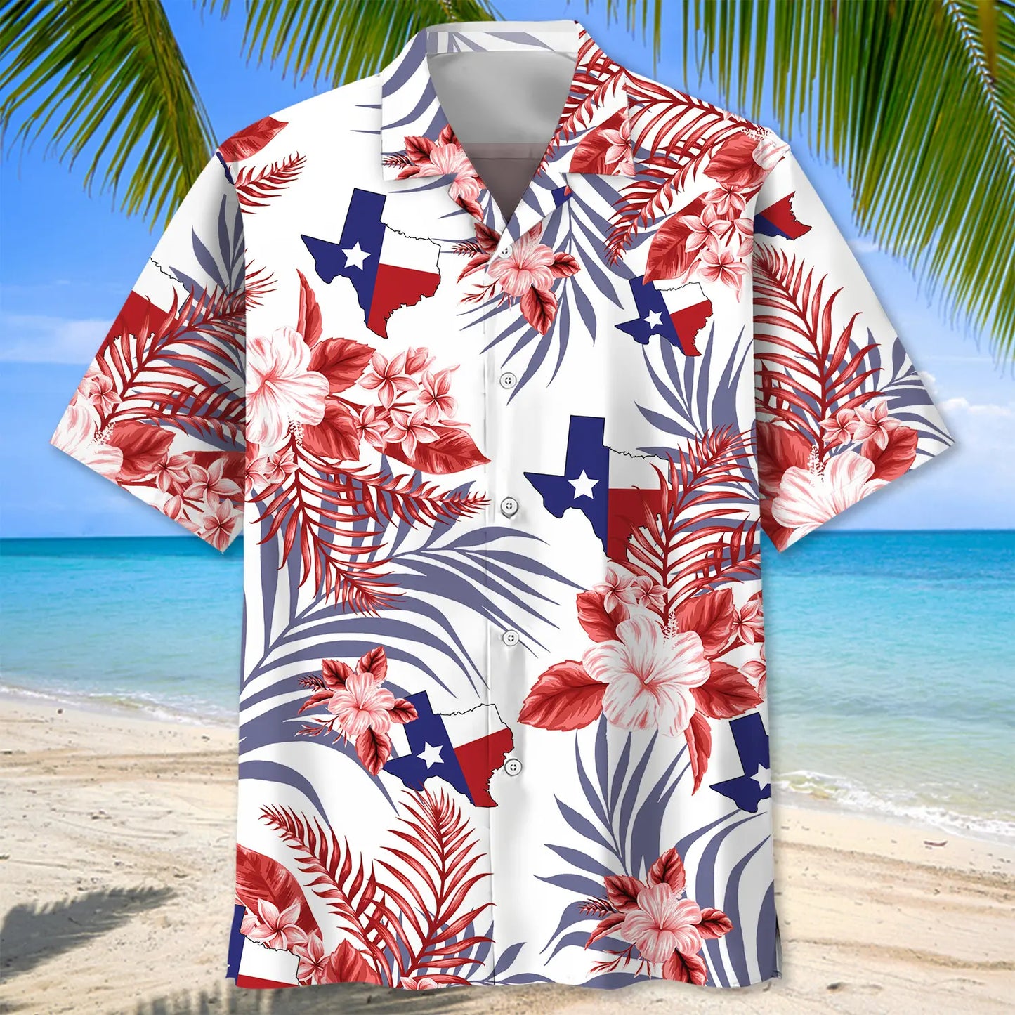 Hawaiian Shirt / Adults / S Texas Hawaiian Shirt