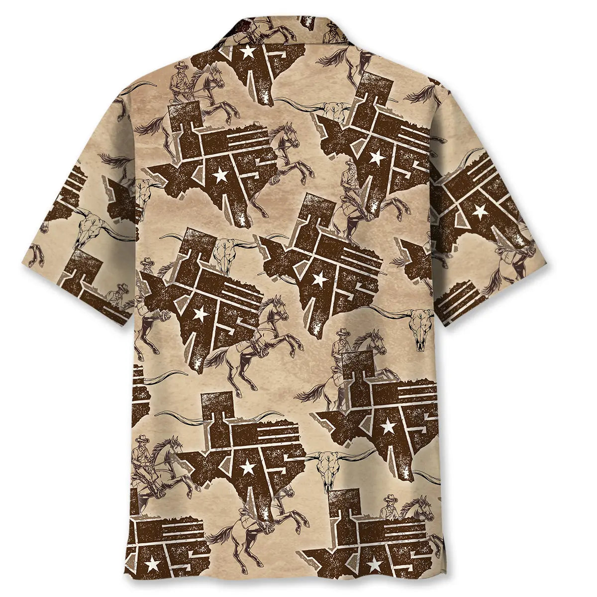 Texas State Cowboy Hawaiian Shirt