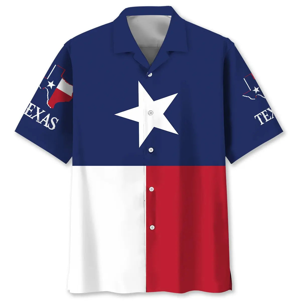 Texas Heritage Hawaiian Shirt For Resort Trips, Coastal Parties, And Warm Weather Style