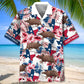 Texas Tropical Hawaiian Shirt For Seasonal Celebration And Summer Party Style