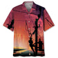 Lineman Service Hawaiian Shirt For Seasonal Celebration, Relaxed Getaway, And Coastal Style