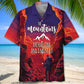 Mountain Hiking Adventure Hawaiian Shirt For Tropical Holidays, Outdoor Gatherings, And Everyday Comfort