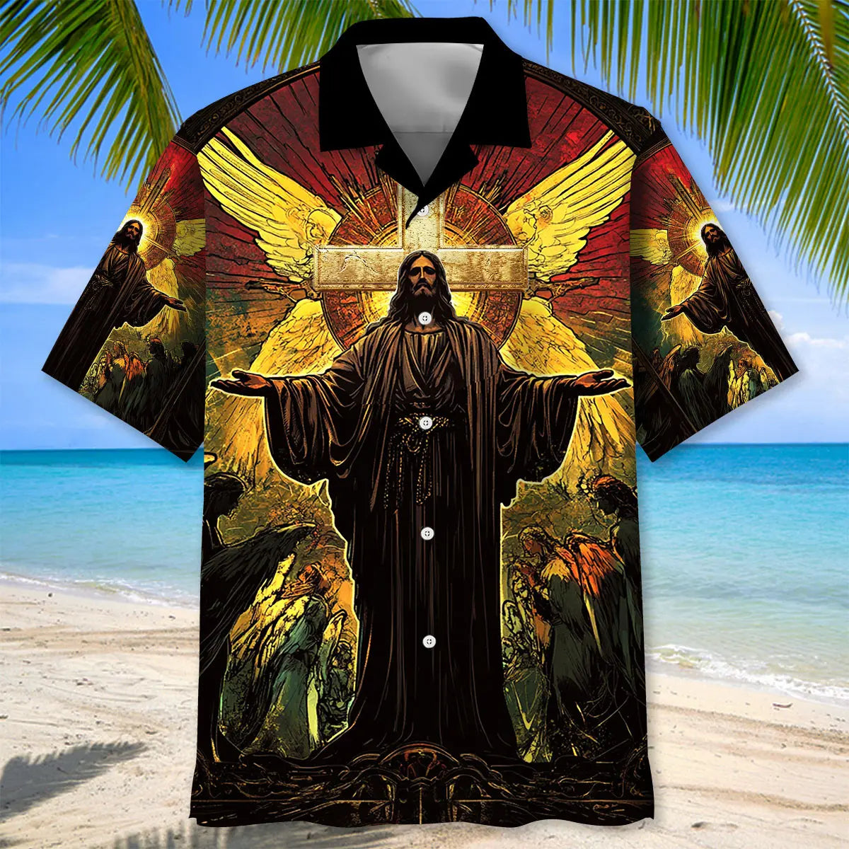 The Place Where God Protects Me Hawaiian Shirt