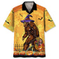 Halloween Human Costume Bigfoot Hawaiian Shirt For Autumn Gatherings, Coastal Outings, And Playful Holiday Style