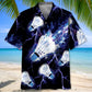 Thunder Badminton Hawaiian Shirt For Resort Trips, Coastal Parties, And Warm Weather Style