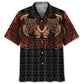 Vintage Tiger Hawaiian Shirt For Summer Vacation, Beach Travel, And Casual Wear