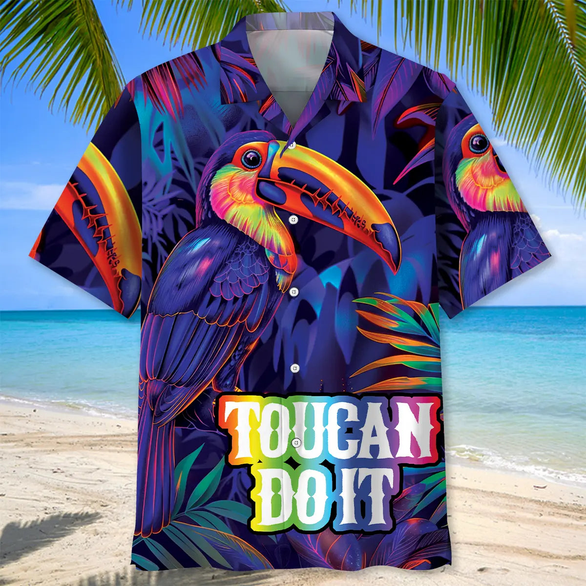 Toucan Do That Rainbow Hawaiian Shirt For Island Getaway, Summer Gathering, And Memorable Gifting
