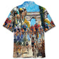 Tour De France Cycling Hawaiian Shirt