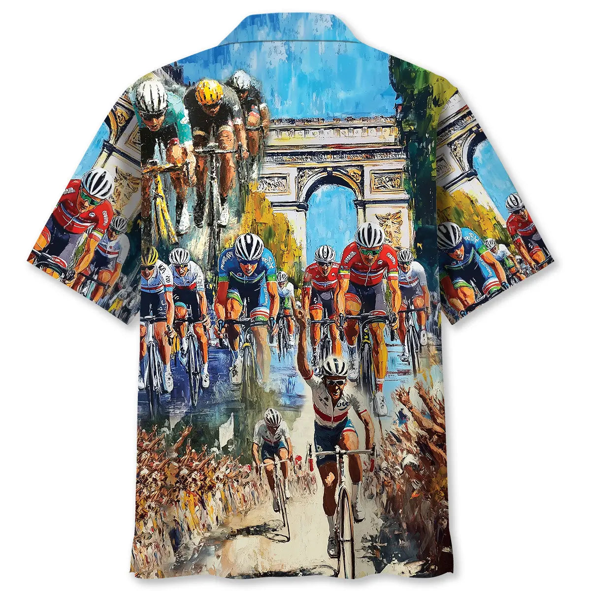 Tour De France Cycling Hawaiian Shirt