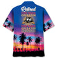 Tow Truck Retired Hawaiian Shirt For Vacation Cruise And Coastal Casual Wear