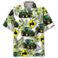 Tractor Crossing Hawaiian Shirt For Beach Travel, Vacation Cruise, And Beachside Style
