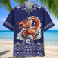 Traditional Chinese Dragon Hawaiian Shirt For Mythic Art Lovers, Coastal Outings, And Thoughtful Gift Giving