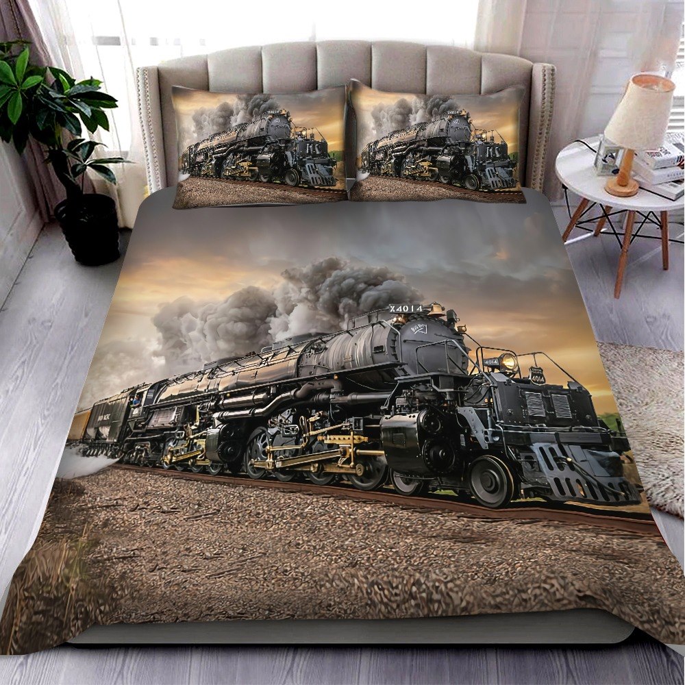 Future Train Bedding Cover For Cozy Bedroom Decor