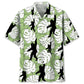 Tropical Bigfoot Hawaiian Shirt For Island Vacations, Weekend Events, And Relaxed Everyday Outfits