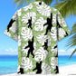 Tropical Bigfoot Hawaiian Shirt For Island Vacations, Weekend Events, And Relaxed Everyday Outfits