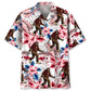 Tropical Bigfoot Hawaiian Shirt For Coastal Getaways, Outdoor Gatherings, And Thoughtful Gift Giving