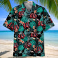 Tropical Boxing Gloves Hawaiian Shirt For Tropical Holidays, Resort Trips, And Relaxed Coastal Style