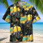 Tropical Concrete Mixer Truck Hawaiian Shirt For Family Vacation And Travel Ready Style