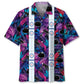 Tropical Curling Hawaiian Shirt For Island Vacations, Resort Wear, And Relaxed Seasonal Style