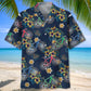Tropical Cycling Hawaiian Shirt For Sports Fans, Summer Outings, And Relaxed Vacation Wear