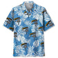 Tropical Disc Golf Hawaiian Shirt For Summer Vacation, Beach Travel, And Casual Wear