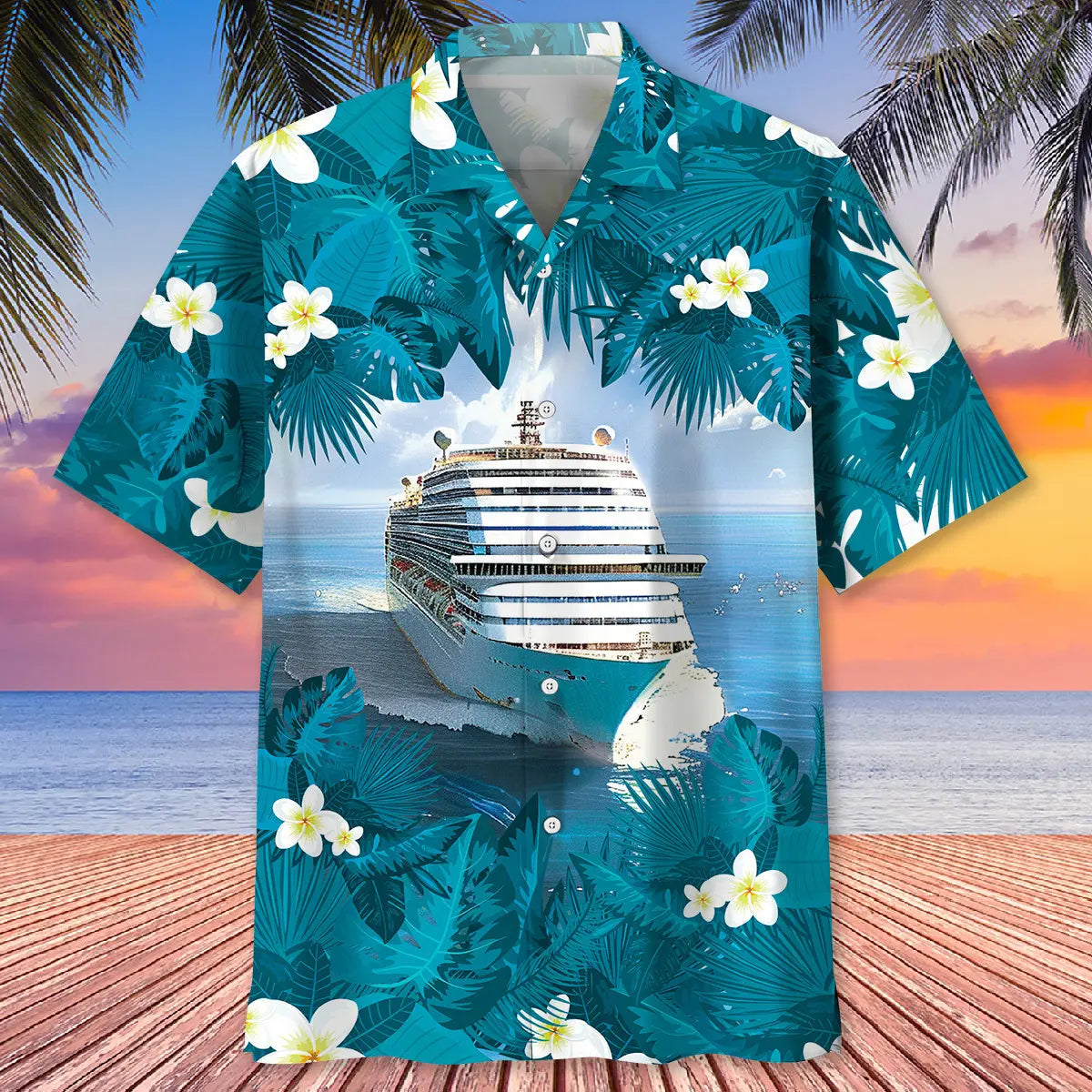 Tropical Family Cruise Hawaiian Shirt For Beach Days, Summer Outings, And Thoughtful Gift Giving
