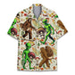 Island Bigfoot Alien Mushroom Aloha Hawaiian Shirt For Nature Fans, Resort Trips, And Comfortable Warm Weather Wear
