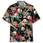Floral Tropical Baseball Gloves Hawaiian Shirt For Tropical Holidays, Outdoor Gatherings, And Everyday Comfort