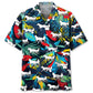 Tropical Horse Harness Racing Hawaiian Shirt For Coastal Travel, Casual Events, And Comfortable Summer Wear
