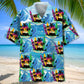 Tropical Kayaking Hawaiian Shirt For Tropical Holidays, Outdoor Gatherings, And Everyday Comfort