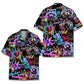Neon Island Bowling Raccoon Aloha Hawaiian Shirt For Sports Fans, Summer Outings, And Relaxed Vacation Wear