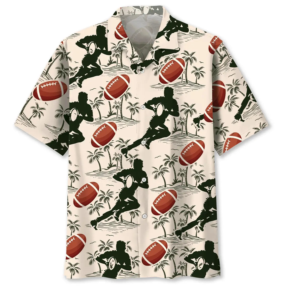 Tropical Rugby Hawaiian Shirt For Beach Days, Summer Outings, And Thoughtful Gift Giving