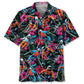 Tropical Skiing Hawaiian Shirt For Summer Vacation, Beach Travel, And Casual Wear