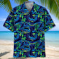 Tropical Snake Hawaiian Shirt For Beach Travel, Coastal Adventure, And Island Inspired Style