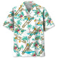 Tropical Trombone Party Hawaiian Shirt For Casual Weekend And Coastal Style