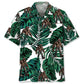 Trucker Bigfoot Hawaiian Shirt For Resort Trips, Coastal Parties, And Warm Weather Style