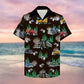 Island Trucker Aloha Semitruck Hawaiian Shirt For Coastal Travel, Casual Events, And Comfortable Summer Wear