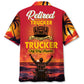 Trucker Retirement Hawaiian Shirt For Summer Vacation And Coastal Style