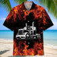 Trucker Shift Hammer Hawaiian Shirt For Tropical Holidays, Outdoor Gatherings, And Everyday Comfort