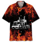 Trucker Shift Hammer Hawaiian Shirt For Tropical Holidays, Outdoor Gatherings, And Everyday Comfort