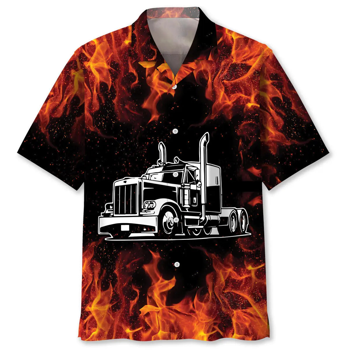 Trucker Shift Hammer Hawaiian Shirt For Tropical Holidays, Outdoor Gatherings, And Everyday Comfort