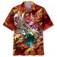 Creative Trumpet Hawaiian Shirt For Resort Trips, Coastal Parties, And Warm Weather Style
