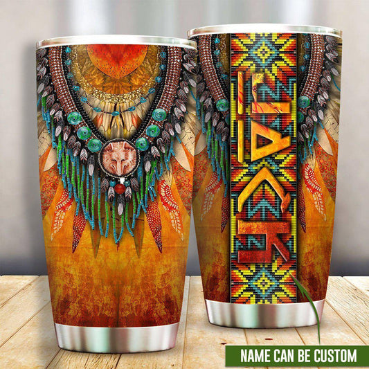 Native American Lover Sunset 20 Oz Tumbler For Coffee Travel And Daily Drinks