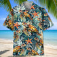 Turtle Coral Starfish Hawaiian Shirt For Summer Road Trip, Tropical Holiday, And Travel Ready Style