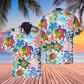 Turtle Peace Hawaiian Shirt For Summer Vacation And Beach Travel